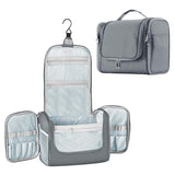 Load image into Gallery viewer, Water-resistant large hanging travel cosmetic toiletry bag