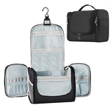 Load image into Gallery viewer, Water-resistant large hanging travel cosmetic toiletry bag