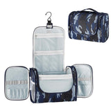 Load image into Gallery viewer, Water-resistant large hanging travel cosmetic toiletry bag